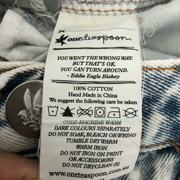 One teaspoon jeans shorts - Picture 5 of 6